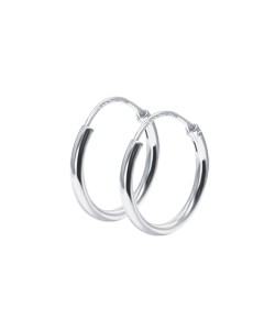 Silver Hoop Earring HO-2671